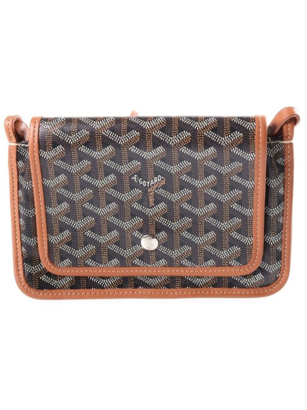 Goyard Plumet Mini Shoulder Bag Leather Silver